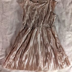 J. Crew Crewcuts Shiny Light Pink  Sleeveless Party Dress Size 6